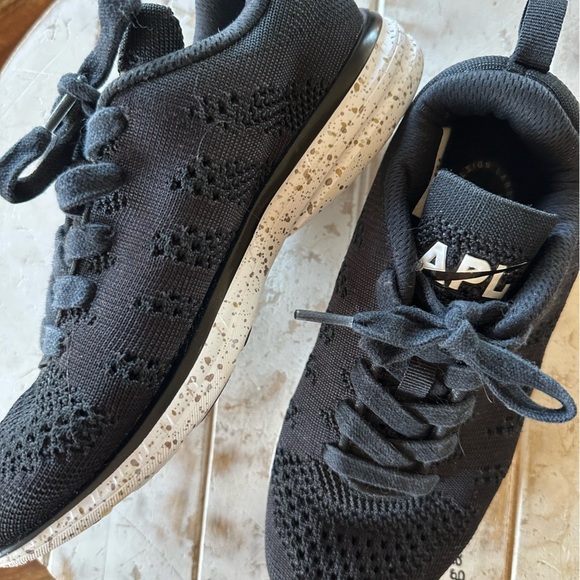 APL Black Metallic Speckle Techloom Pro Sneakers - Picture 2 of 11